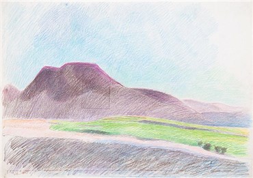 Painting, The Late Ali Golestaneh, Yazd, Deh-e Bala, 1988, 37348