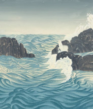 Painting, Meghdad Lorpour, On the Rhythm of the Waters, 2024, 76807