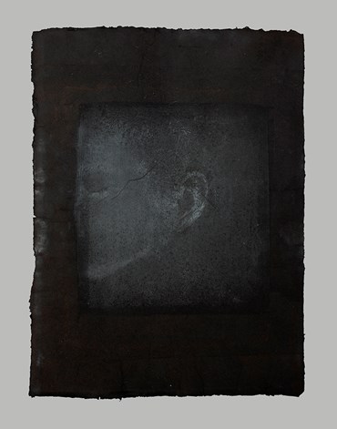 Mixed media, Asareh Akasheh, Self Head Impressions No. 4, 2024, 72340