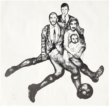 Print and Multiples, Ardeshir Mohassess, The Soccer Family, , 37723