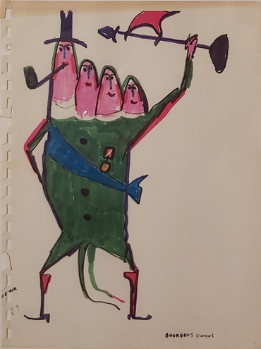 Drawing, Ardeshir Mohassess, Untitled, 1970, 72664