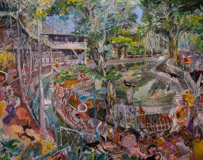 Arsia Moghaddam, The Pond in the Park, 2025