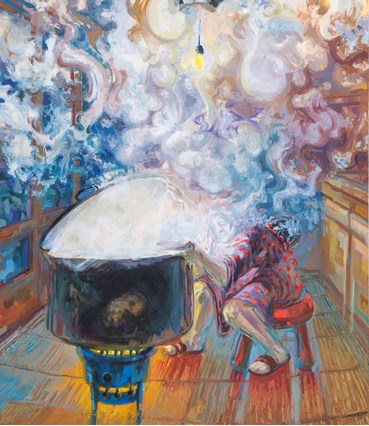 Painting, Shoora Majedian, The Caldron of History, 2021, 60705