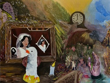 Painting, Saraanj, Bride of Acacia Clusters, , 79464