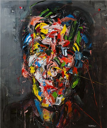 Painting, Salman Khoshroo, Portrait of Alex, 2017, 8396