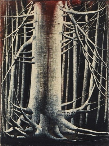 Painting, Manouchehr Niazi, Trees, , 56577