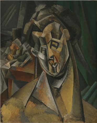 Painting, Pablo Picasso, Woman with Pears, 1909, 23956