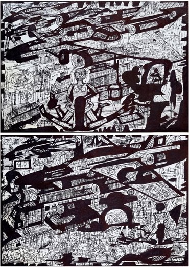 Drawing, Kiyavash Danesh, Untitled, 2024, 77971