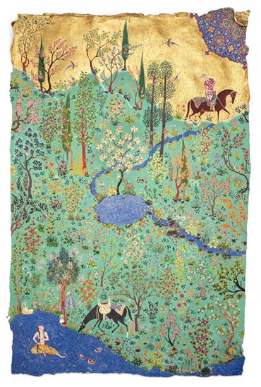Hana Louise Shahnavaz, A Spark in the Emerald Forest Print, 2019, 0