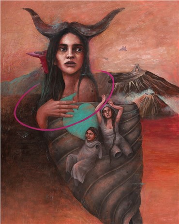 Painting, Najva Erfani, Untitled, 2018, 14319