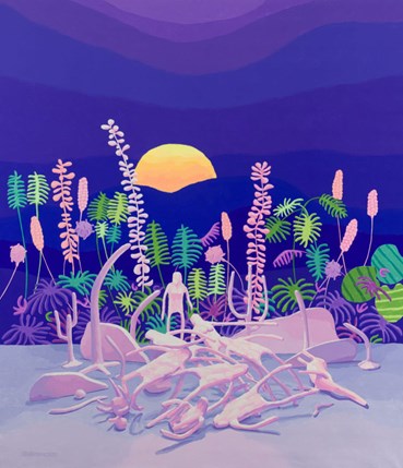 Painting, Iman Ebrahimpour, In the Gloaming, 2024, 77192