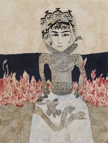 Painting, Samira Abbassy, Hell and High Water, , 79827