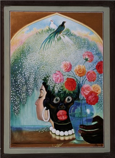 Painting, Jafar Petgar, Bride's Flower, 1985, 6890