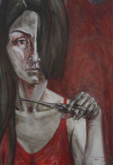 Painting, Atash Shahkarami, In the Mirror, 2010, 62804