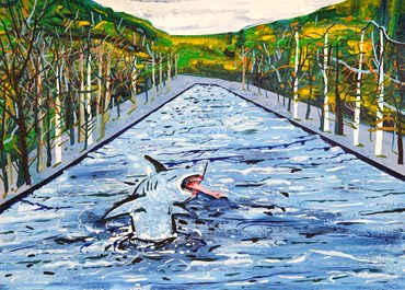 Painting, Mahmoudreza Zandpoor, Untitled, 2024, 75052