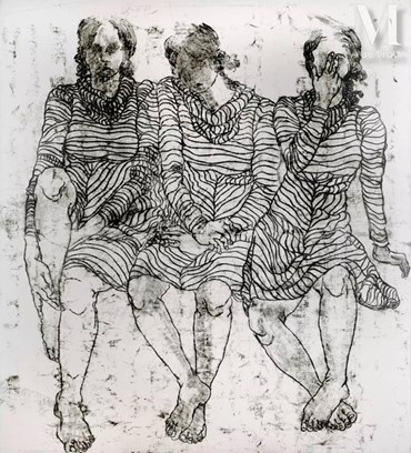 Printmaking, Shima Esfandiyari, Untitled, 2009, 82022