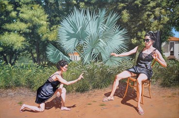 Painting, Nazila Jahangir, Immigration - Annunciation, 2023, 78537