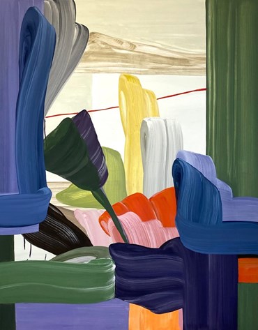 Painting, Moje Assefjah, Hidden Mountain, 2025, 81154