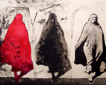 Print and Multiples, Nahid Haghighat, Red Woman, 2015, 46080