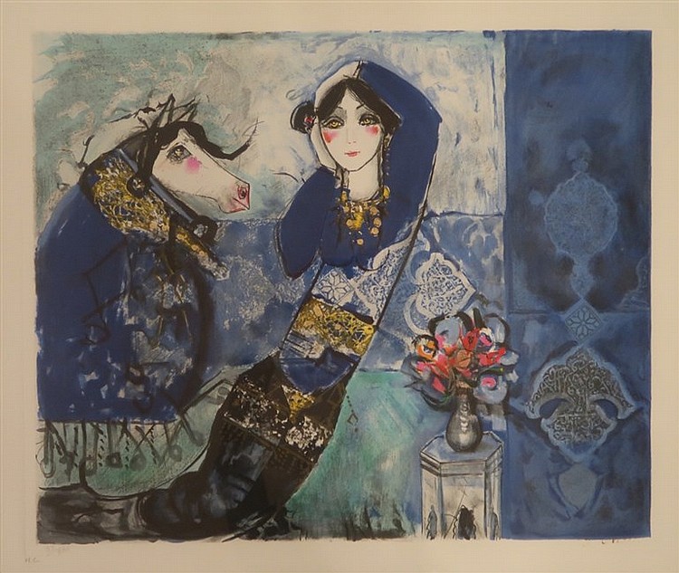 ناصر اویسی، زن و اسب