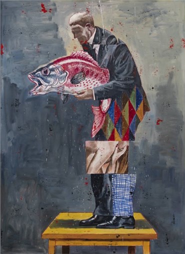 Nikzad Nodjoumi, Early Stage of The Game, 2019, 0