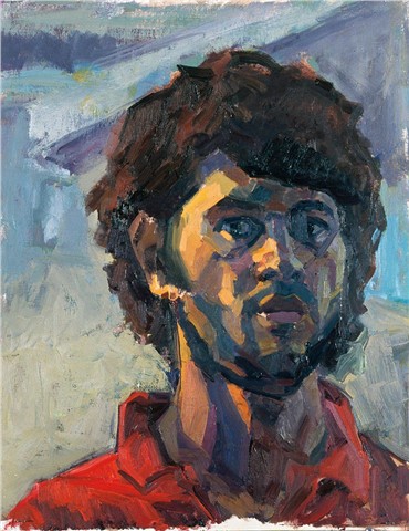 Painting, Amirhossein Akhavan, Self Portrait #3, 2002, 9018