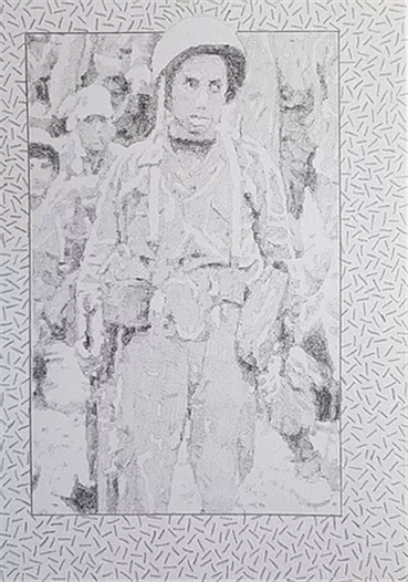 Painting, Armand Kazem, Iranian Fighter 1980-1988, 2019, 30524