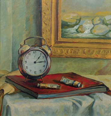 Painting, Mansour Ghandriz, Still Life with Watch, 1955, 79046