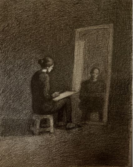 Razie Babaei, Self-Portrait 1, 2023