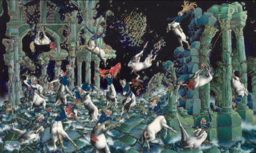 , Raqib Shaw, Fall of the Jade Kingdom I - Paradise Lost Chapter II, 2023, 79061