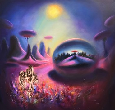 Painting, Nafiseh Emran, Untitled, 2024, 76020