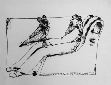 Drawing, Alireza Espahbod, Untitled, , 57155