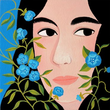 , Atieh Sohrabi, Turquoise blue, 2024, 75027