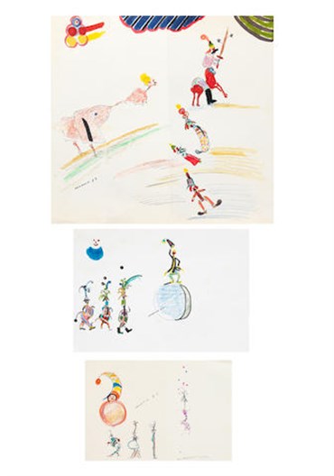 Works on paper, Ardeshir Mohassess,  The Festival , 1987, 27104