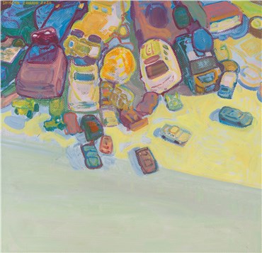 Painting, Sourena Zamani, Little chaos No.4, 2020, 37737