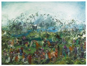 Painting, Ali Banisadr, The Garden, 2010, 17661