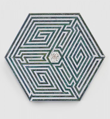 Sculpture, Monir Shahroudy Farmanfarmaian, Hexagon Maze, 2014, 42486