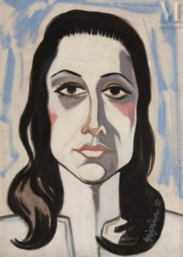Painting, Marcos Grigorian, Portrait of a Woman, 1972, 82014