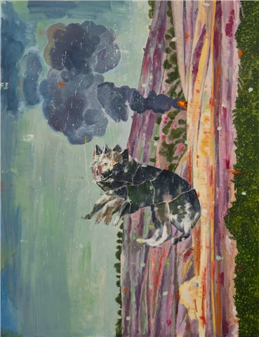 Painting, Nikzad Nodjoumi (Nicky), Silenced, 2017, 20421