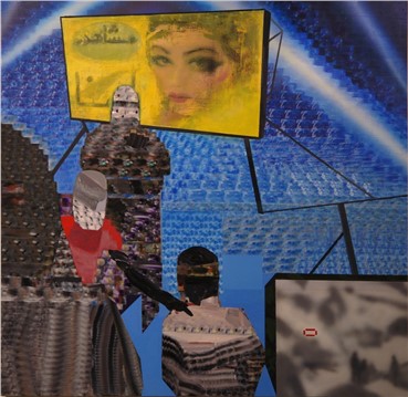 Painting, Taha Heydari, On Stage, 2015, 7126