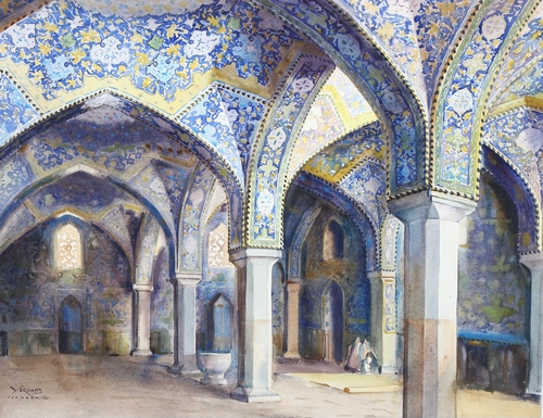Yervand Nahapetian, The Mosque of Isfahan, 1961