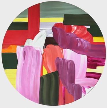 Painting, Moje Assefjah, Tondo, 2025, 78206