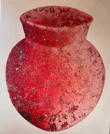 Painting, Farhad Moshiri, Red Planet, 2003, 77653