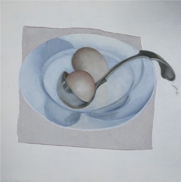 Painting, Leyly Matine Daftary, Eggs II, 2002, 8187
