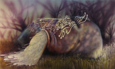 Painting, Nasim Davari, One of the Birds, 2022, 75429