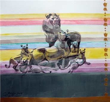 Painting, Mehdi Farhadian, Untitled, 2008, 7037