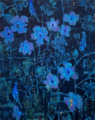 Painting, Reza Derakshani, Silent Night , 2015, 58752