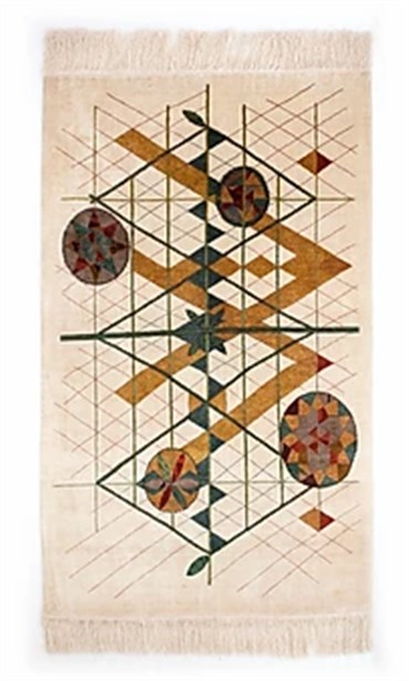 Painting, Monir Shahroudy Farmanfarmaian, Tapestry Work 11, 2012, 24532