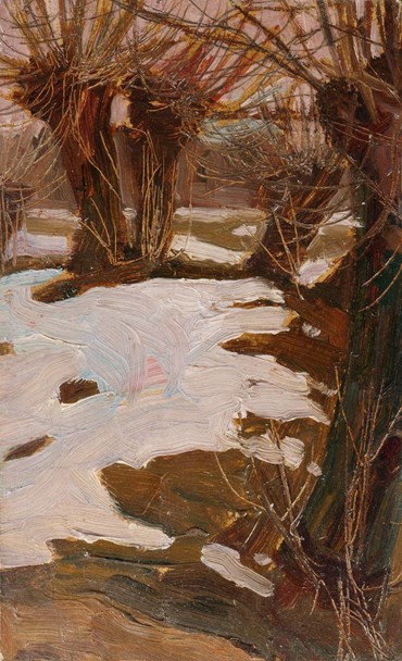 , Egon Schiele, Winterlandscape with Willows, 1907, 61793