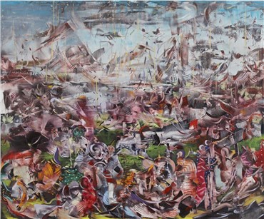 Painting, Ali Banisadr, Burn It Down, 2012, 7481